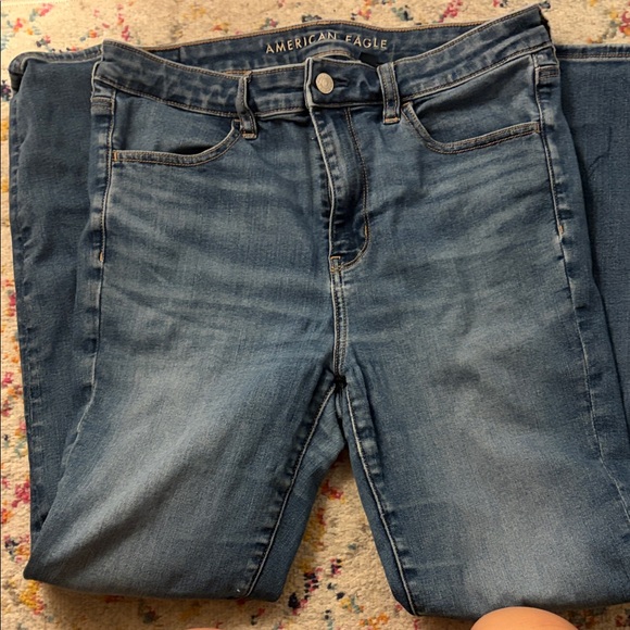 American Eagle Outfitters Blue Skinny Jeans - Picture 2 of 10